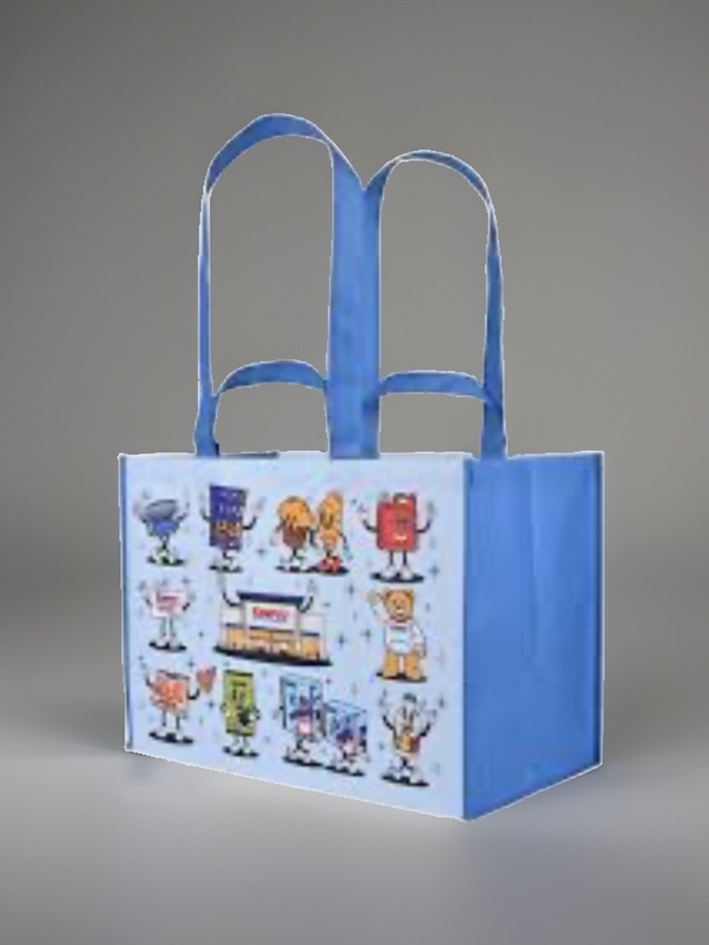 COSTCO REUSABLE SHOPPING TOTES BAGS FEATURING CARTOON CHARACTERS